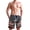 Hand Drawn Eagle and American Flag, variant on Men's Quick Dry Swim Trunks Beach Shorts Casual Summer Board Shorts with Pockets, Turtles Shells Starfish Line