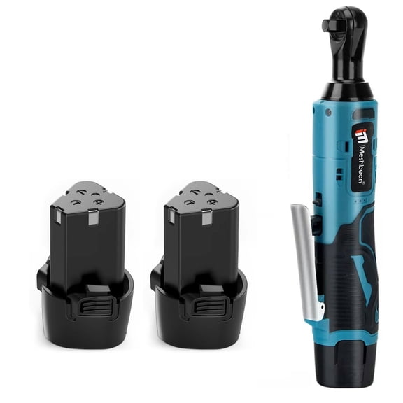 iMesheban 18V 3/8" Cordless Electric Ratchet Wrench Kit 2 Battery&Charger High Speed