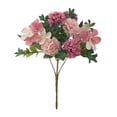 thumbnail image 4 of Ramo artificiales, arreglos florales, de de seda, para fiesta, comedor, mesa, dormitorio, decoración para sa de Rosado Baoblaze Ramo de flores, 4 of 8