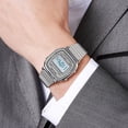 thumbnail image 6 of Retro Stainless Steel Digital Watch, Vintage Casual Electronic Wristwatch, Date Alarm Waterproof Daily Watch for Men Women Ordinary Daily Attire, 6 of 8