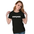 thumbnail image 4 of Female Girl Power Empowering Women Womens Fitted Plus Size Graphic Tee Brisco Brands 2X, 4 of 5
