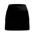 thumbnail image 5 of vigerkar Womens Skorts with Pockets Tummy Control Plus Size Athletic Pants with Pockets Fashion Casual Short Skirt Black, L, 5 of 5