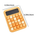 thumbnail image 4 of Calculator Cute School Supplies Calculator Scientific Calculator - Mini 12-Digit Body With Plastic Keys Small Portable, Non-Slip Bottom Pad For Office School Home And Business Use, 4 of 6