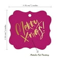 thumbnail image 7 of Inkdotpot Real Gold Foil Bracket Shape Paper Hang Tags Merry X-Mas Christmas Favor Tags Pack Of 50, 7 of 7