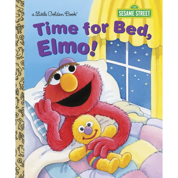 Little Golden Book Time for Bed, Elmo!, (Hardcover)