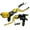 Gold, variant on Professional Motorcycle LED Turn Signals Brake Handlebar Lever Aluminum Ergonomic Design Improved Riding Visibility