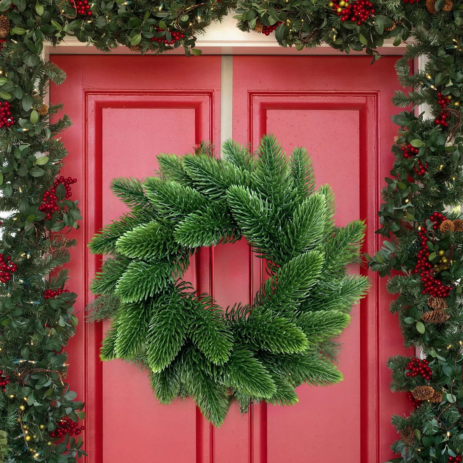Guirlande De Cèdre Artificielle Noël - Décoration Intérieur/extérieur - Longueurs 150 à 270 Cm - 9