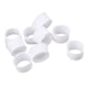 thumbnail image 1 of 10 anillos de goma para mangos de raqueta de bádminton, absorbentes del sudor y absorbentes. Blanco, 1 of 9