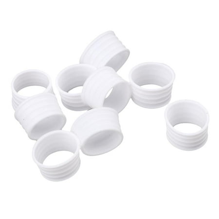 10 Elastic Tennis Racket Sweat Absorbing Badminton White