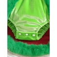 thumbnail image 6 of Okbabeha Newborn Baby Girl Christmas Outfit Clothes 0 3 6 9 12 18 24Month Velvet Romper Dress one-piece Bodysuit Xmas Dress Winter, 6 of 8