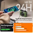 thumbnail image 3 of Ventilador de cintura Astaowl, 1000 mAh, recargable por USB, 10 velocidades, 40 h, 3 of 7