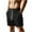 Black, variant on Shorts For Men Solid Color Elastic Waist With Pockets Comefortable Pants Basketball Breathable Stretchy Classic Fit Biker Trunks