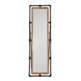 thumbnail image 6 of Powell Kelton Industrial Pipe Cheval Mirror, Natural and Gun Metal, 6 of 10