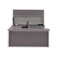 thumbnail image 4 of Bestar Connexion U-shaped Slate And Sandstone Workstation Kit, 4 of 4
