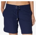 thumbnail image 2 of Nautica Women's Board Shorts Swimsuit Blue Size Small, 2 of 3