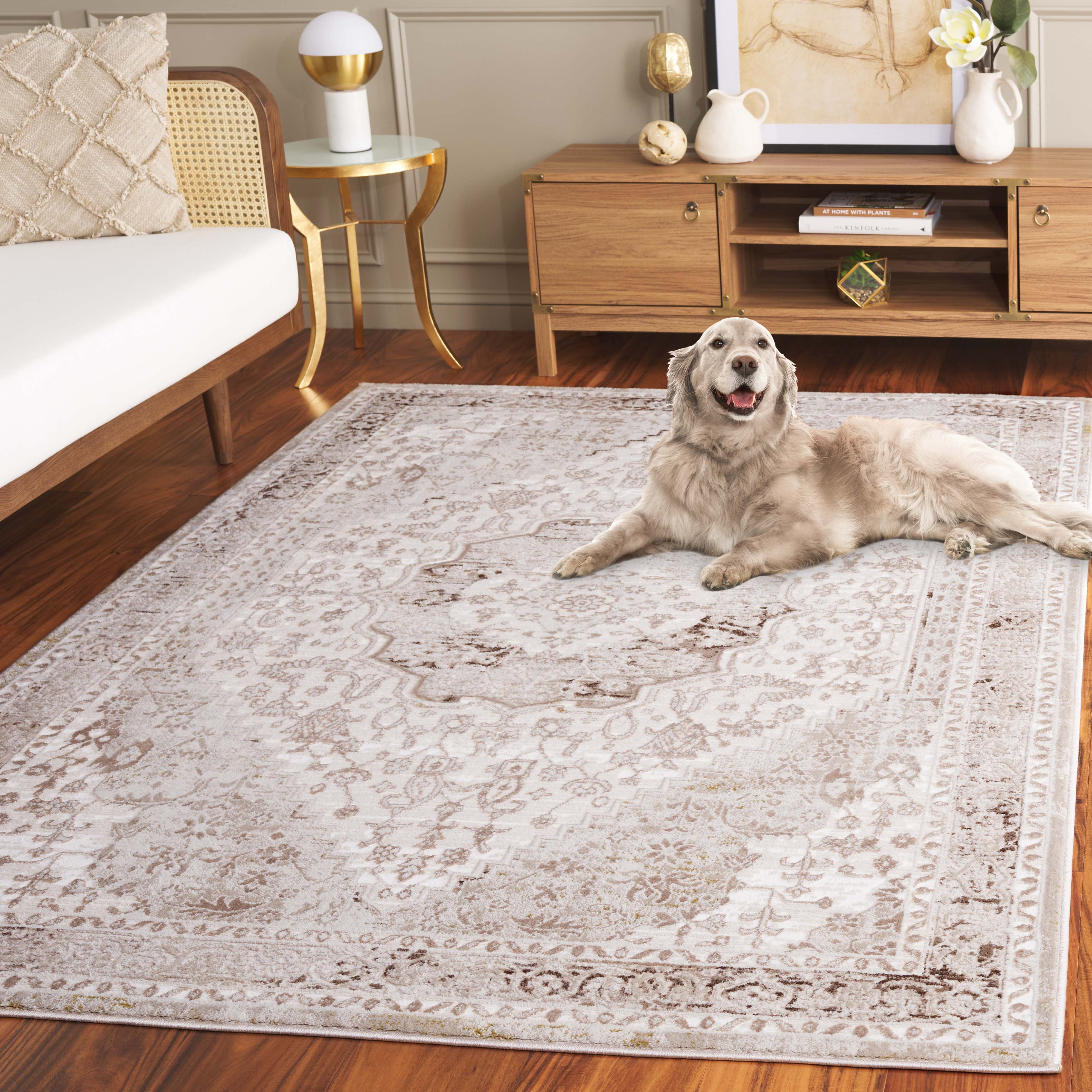 Safavieh Prestige Arielle Oriental Area Rug, Ivory/Beige, 2' x 3'