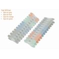 thumbnail image 2 of Mainstays 26PK CLOTHESPINS, Sturdy Non Slip Wide Open Plastic Clothespins for Air Drying Clothes 26 Pack Sorted with 4 Colors, 2 of 6