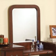 Angle View: ACME Louis Philippe Vanity Mirror, Brown