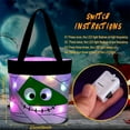 thumbnail image 5 of BNNG Light Up Halloween Trick Or Treat Bucket, Kids Candy Bags for Halloween Party Favors LED Glow in The Dark Goodie Bags for Trick Or Treat Candy Gifts, 5 of 9