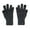 Gray, variant on Men’s Solid Warm Knit Winter Gloves, Thick Elastic Ribbed Cuff Thermal Full Finger Knitted Gloves Outdoor Use Gray One Size