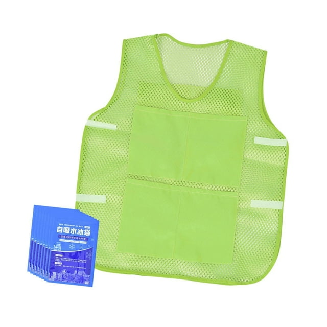 Chaleco de enfriamiento Zulema Ajustable para climas cálidos Verde