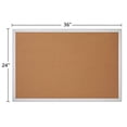 thumbnail image 2 of Office Depot Aluminum-Framed Cork Bulletin Board, 24" x 36", 2 of 5