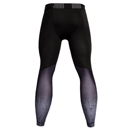 CTIRCHIU Men s Lightweight Quick-Dry Compression Running Pants Breathable Athletic Sports Trousers in Grey