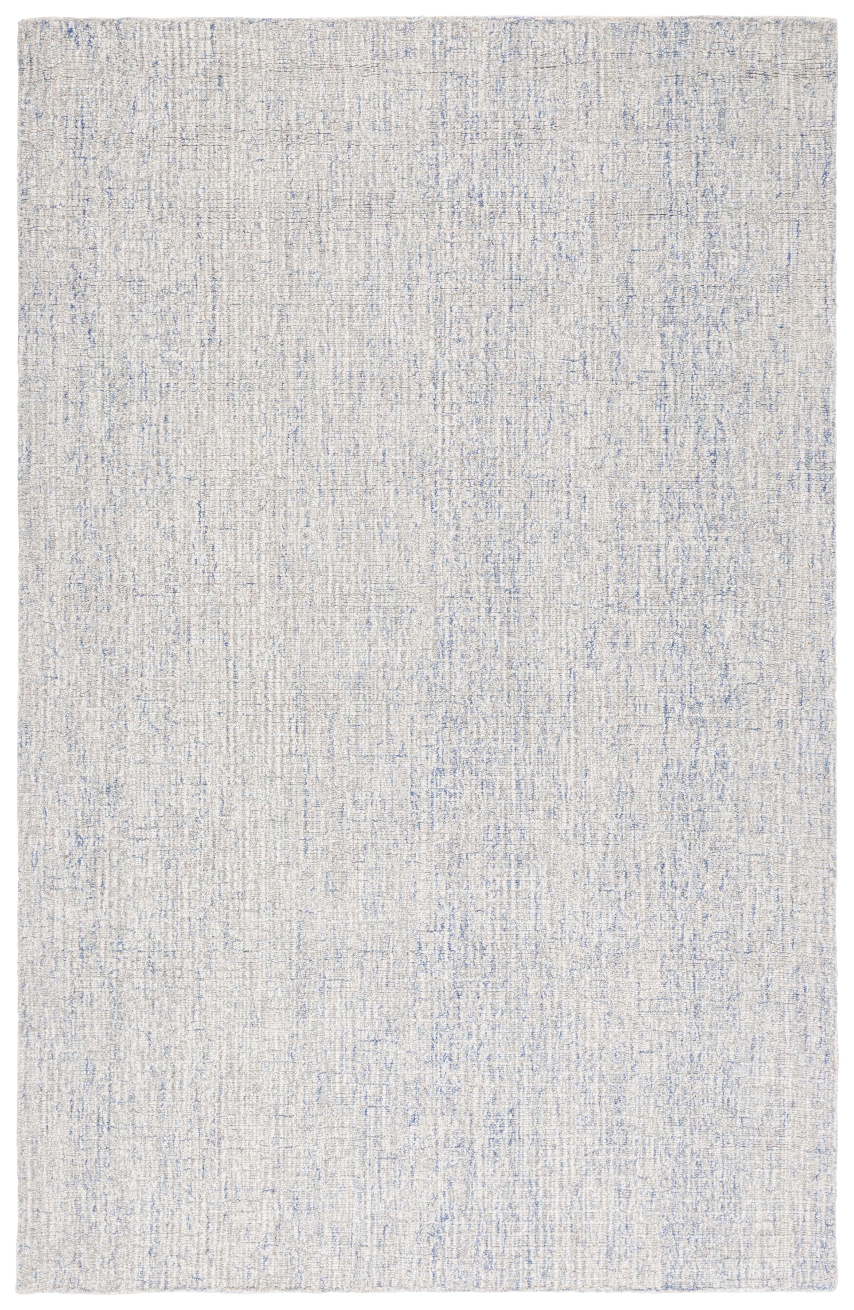 SAFAVIEH Abstract Emely Abstract Wool Area Rug, Ivory/Blue, 5' x 8'