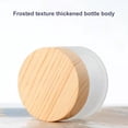 thumbnail image 5 of Meidiya 5g/10g/20g/30g/50g/60g/100g Empty Wooden Lid Glass Cosmetic Makeup Jar Pots Transparent Sample Bottles Cream Lip Balm Container, 5 of 8