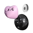 thumbnail image 2 of GUOOL Car Push Start Button with Rocker Lever Car Interior Decoration Heart Shaped Pink, 2 of 9