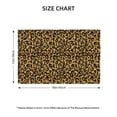 thumbnail image 4 of Placemats Set Of 4 / 6, Gold Glitter Leopard Placemats For Dining Table Indoor/Outdoors Heat Resistant Washable Placemats 18" X 12", 4 of 8