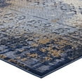 thumbnail image 4 of Modway Kalene 63x90.5" Distressed Vintage Turkish Area Rug in Blue/Rust/Cream, 4 of 4