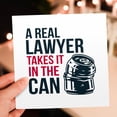 thumbnail image 7 of 3drose, a Real Lawyer Takes It in the Can, 6 Greeting Cards with Envelopes, 7 of 7