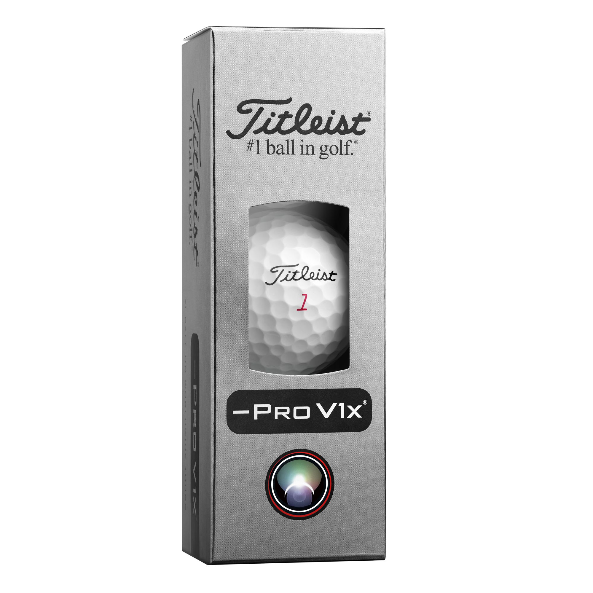 (2 pack) Titleist 2026 Pro V1x Left Dash Golf Balls 12pk, White