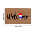 thumbnail image 3 of weibbin Independence Day Non Slip Doormat Patriotic Patterns Entrance Rug Durable Easy Clean Indoor Outdoor Entryway Floor Mat 16*23IN, 3 of 6