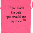 thumbnail image 4 of Inktastic Cute Uncle Boys or Girls Baby Bodysuit, 4 of 5