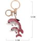 thumbnail image 3 of Cute Dolphin Artificial Diamond Keyrings (Pink), 3 of 5
