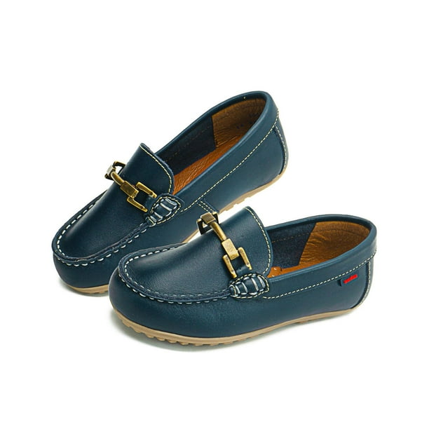 Zapato Mocasin Audaz® Para Niño Color Azul 26