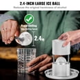 thumbnail image 4 of Máquina para hacer bolas de hielo VEVOR de 2.4 pulgadas con pinza plateada, 4 of 9