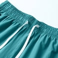 thumbnail image 5 of Sheghy Athletic Shorts 100%Cotton Men's Solid Color Casual Sports Elastic Waist Drawstring Pocket Shorts, 5 of 9