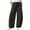 Black, variant on Tqcoqu Women's Vertical Rib Corduroy Barrel Pants,Solid Elastic Drawstring Waist Pants with Side Pockets,Loose Casual Lantern Trousers for Fall Winter,Blue Women's S-XXXL