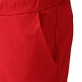 thumbnail image 7 of Men's Shorts Casual Solid Trousers Cargo Pocket Slim Drawstring Summer Short Pants for Men Red, 7 of 7