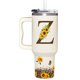 thumbnail image 1 of Vaso SUFAVN con diseño de girasoles con monograma, 1,2 L, para mujer, 1 of 7
