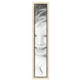thumbnail image 2 of ArtToFrames 8" x 46" Silver with Black Lip Picture Frame, 8x46 inch Multi Wood Poster Frame (WOM-5193),  Pack, 2 of 7