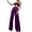 #Purple, variant on DPTALR Women's Elegant High Waist Wide Leg Flared Pants with Zipper,Beige,Size XXL,Women's Plus ,Young Adult Tops,2026 Trendy Fashion Pants