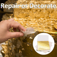 thumbnail image 6 of 200 PCS Gold Sheets Gold Foil for Art Gilding Flakes Multipurpose Gold Leaves Flakes Gold Flakes 8.5 X 8, 6 of 6