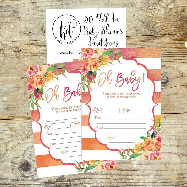 Fill in hotsell baby shower invitations