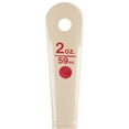 thumbnail image 2 of Carlisle 436006 Measure Misers 2 Oz. Beige Solid Spoon, 2 of 4