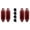 Cranberry, variant on Extreme Max 3006.8547.4 BoatTector Inflatable Fender Value 4-Pack - 10" x 30", Forest Green