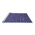 thumbnail image 2 of Ahgly Company Machine Washable Indoor Rectangle Oriental Blue Traditional Area Rugs, 6' x 9', 2 of 4